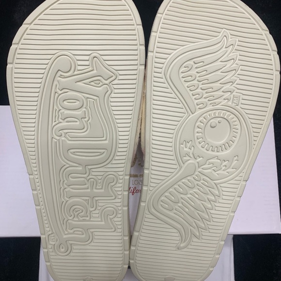 Von Dutch Pink Cow hair Print Slides M11 & W12.5 - Picture 5 of 5